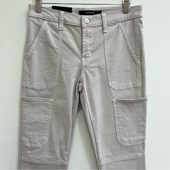 J Brand skinny utility driftwood light tan skinny cargo pants size 26 - Picture 4 of 11